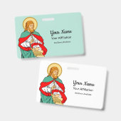 Lucas, beminde geneesheer (RLS 08; MedVers.) Badge (Voor- en achterkant)