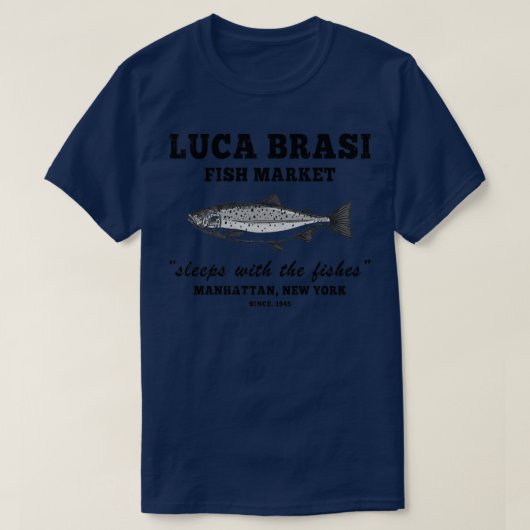 Lucas Brasi slaapt met de vissen T-shirt (Design voorkant)