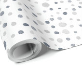 Lucas Confetti Watercolor Stippen Inpakpapier (Rol Hoek)