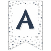 Lucas Confetti Waterverf Stippen Bunting Flag Vlaggetjes (Derde vlag)