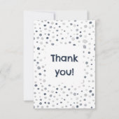 Lucas Confetti Waterverf Stippen Dank u kaart (Voorkant)