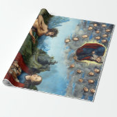 Lucas Cranach de Oudere Christus en de Maagd Cadeaupapier (Uitgerold)