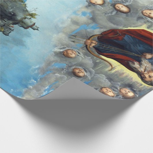 Lucas Cranach de Oudere Christus en de Maagd Cadeaupapier (Hoek)