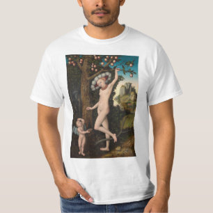 Lucas Cranach The Elder - Cupid Complaining T-shirt