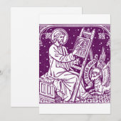 Lucas de evangelist bedankkaart (Voorkant / Achterkant)