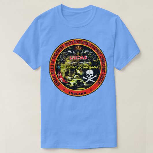 Lucas electronics Engeland T-shirt (Design voorkant)