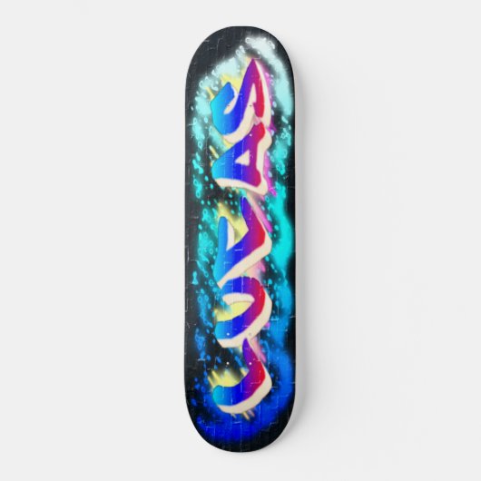 LUCAS Gepersonaliseerd Graffiti Skateboard (Voorkant)