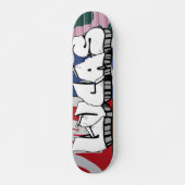 Lucas Graffiti Custom Personalized Cool Skateboard (Voorkant)