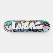 Lucas Graffiti Custom Personalized Cool Skateboard (Horizontaal)