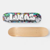 Lucas Graffiti Custom Personalized Cool Skateboard (Horizontaal)