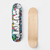 Lucas Graffiti Custom Personalized Cool Skateboard (Voorkant)