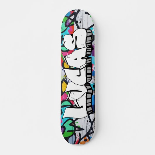 Lucas Graffiti Custom Personalized Cool Skateboard (Voorkant)