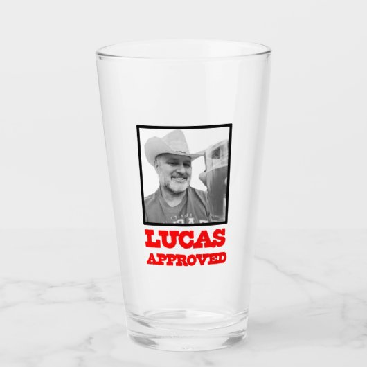 LUCAS HEEFT HET GOEDGEKEURD! GLAS (Voorkant)