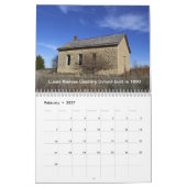Lucas Kansas Landschappen Sunset Stone Post Kalend Kalender (Feb 2027)