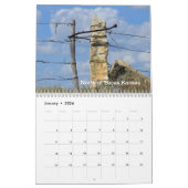 Lucas Kansas Landschappen Sunset Stone Post Kalend Kalender (Jan 2026)
