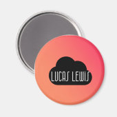 Lucas Lewis Logo Magnet (Voorkant / Achterkant)