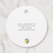 Lucas Limoncello Bedankjes Labels (Achterkant)