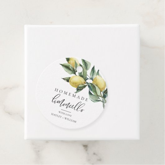 Lucas Limoncello Bedankjes Labels (In situ)