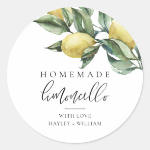 Lucas Limoncello Ronde Sticker