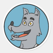 Lucas Mini Circle Sticker (Voorkant)