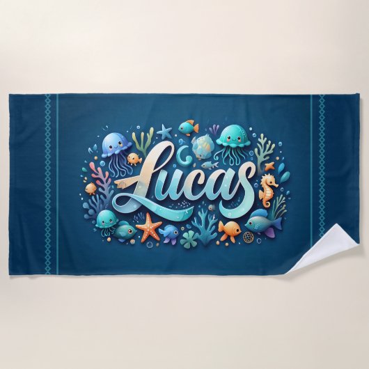 Lucas Ocean Adventure Strandlaken (Voorkant)