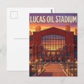 Lucas Oil Stadium Briefkaart (Voorkant / Achterkant)