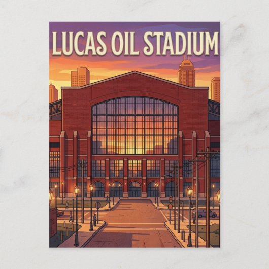 Lucas Oil Stadium Briefkaart (Voorkant)