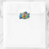 Lucas Stay Cool Cute Puppy Personalized Sticker (Tas)