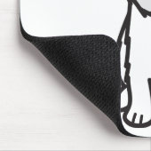 Lucas Terrier Dog Cartoon Muismat (Hoek)