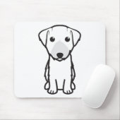 Lucas Terrier Dog Cartoon Muismat (Met muis)