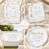 Lucas's Botanische Watercolor Wilde Bloemen Baby S Servet