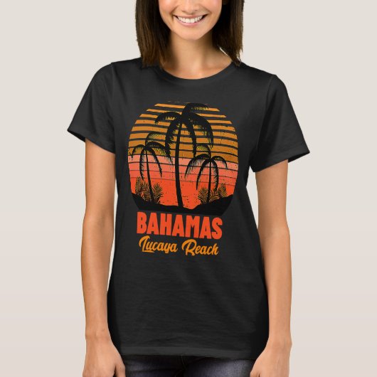 Lucaya Beach Bahamas T-shirt (Voorkant)
