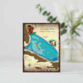 Lucayan Zee Briefkaart (Staand voorkant)