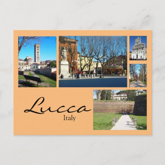 Lucca Collage Briefkaart (Voorkant)