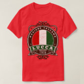 Lucca Italia Retro Style Design T-shirt (Design voorkant)