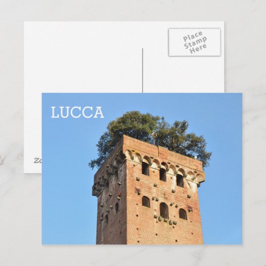 Lucca, Italië Briefkaart (Voorkant / Achterkant)