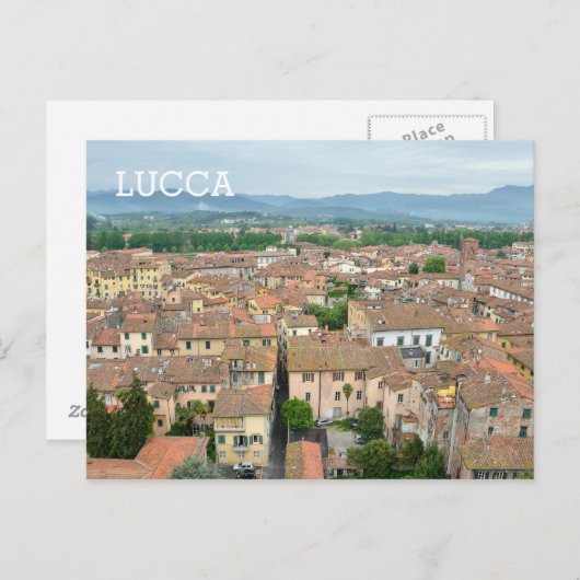 Lucca, Italië Briefkaart (Voorkant / Achterkant)