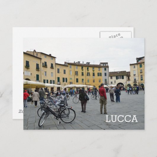 Lucca, Italië Briefkaart (Voorkant / Achterkant)