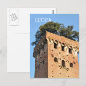 Lucca, Italië Briefkaart (Voorkant / Achterkant)