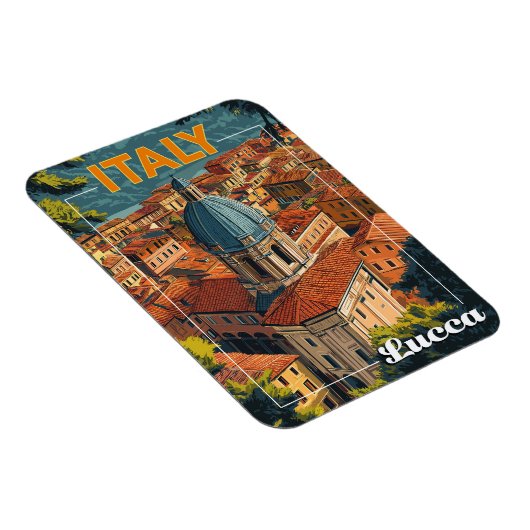 Lucca, Italië Magneet (Rechterzijde)