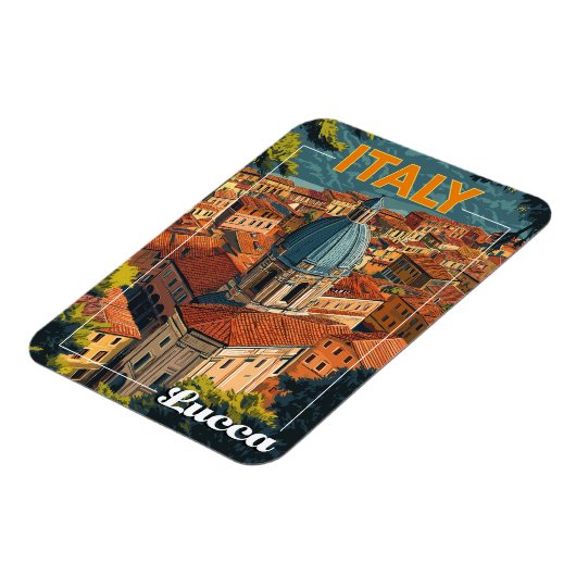 Lucca, Italië Magneet (Linkerzijde)