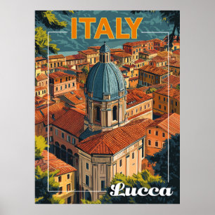 Lucca, Italië Poster