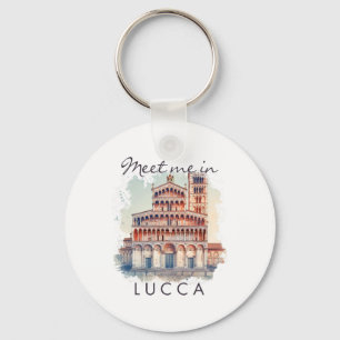Lucca Italië Reizende Liefhebber Reis Avontuur Ont Sleutelhanger