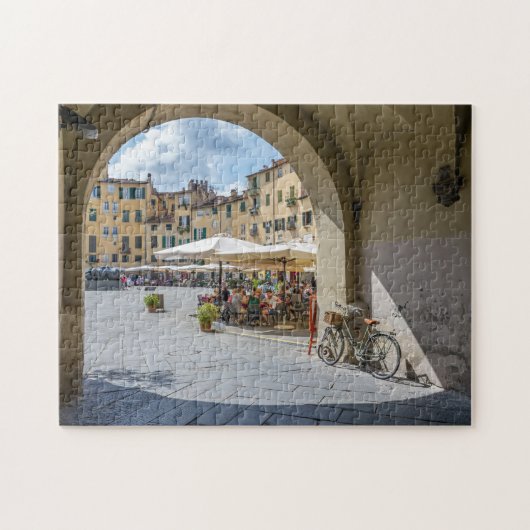 Lucca Piazza Anfiteatro puzzle Legpuzzel (Horizontaal)