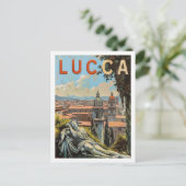 Lucca Toscane Italië  bekende reisplaats Briefkaart (Staand voorkant)