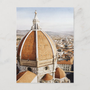 "Luce di Firenze" De Duomo Italië-Waterverf Briefkaart