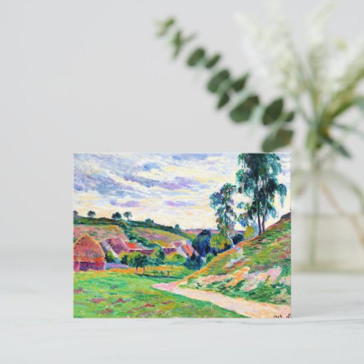 Luce - Haystacks bij Moulineux Briefkaart (Staand voorkant)