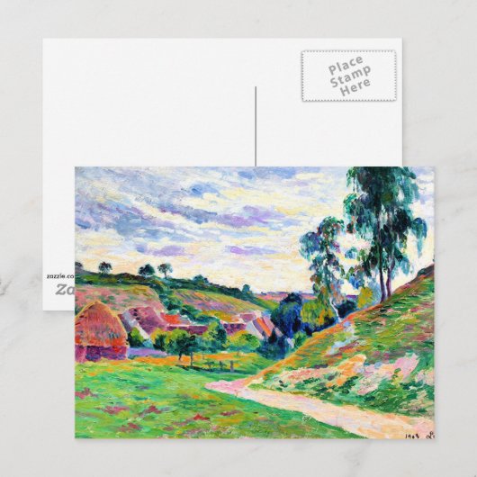 Luce - Haystacks bij Moulineux Briefkaart (Voorkant / Achterkant)