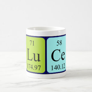 Luce periodieke lijstnaam mok