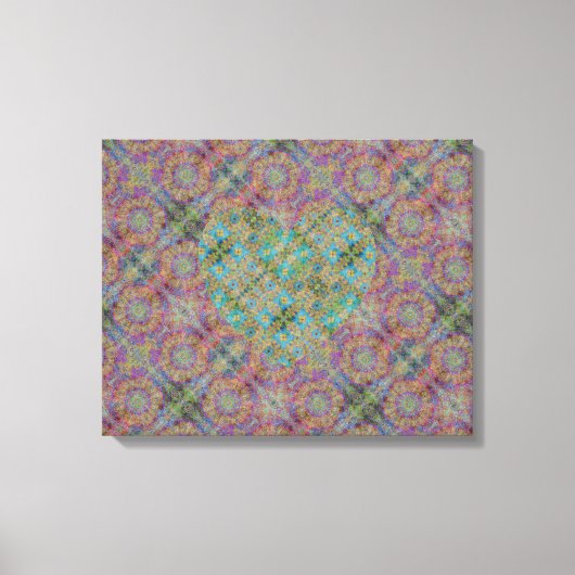 Lucene Folkstone Heart Canvas Afdruk (Voorkant)